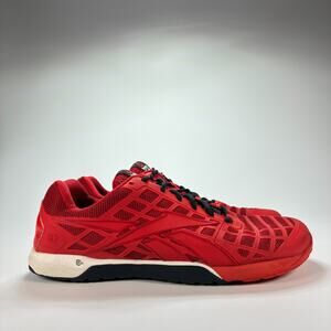 Reebok Nano X3 Red Low Top CrossFit Training Shoes Sneakers V59940 Men's Size 13
